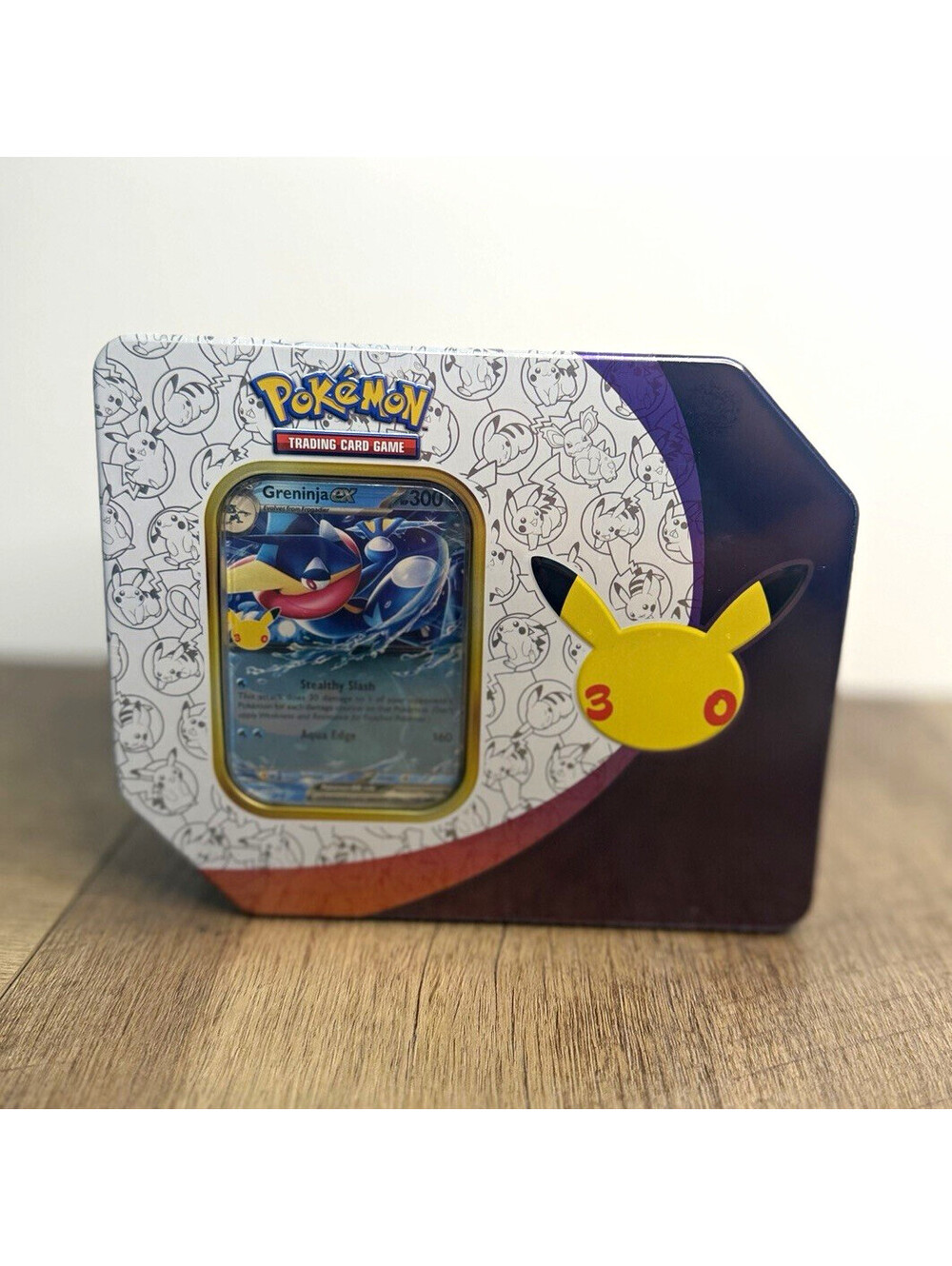 Pokemon TCG 30th Celebration Greninja ex Tin Factory Sealed NEW